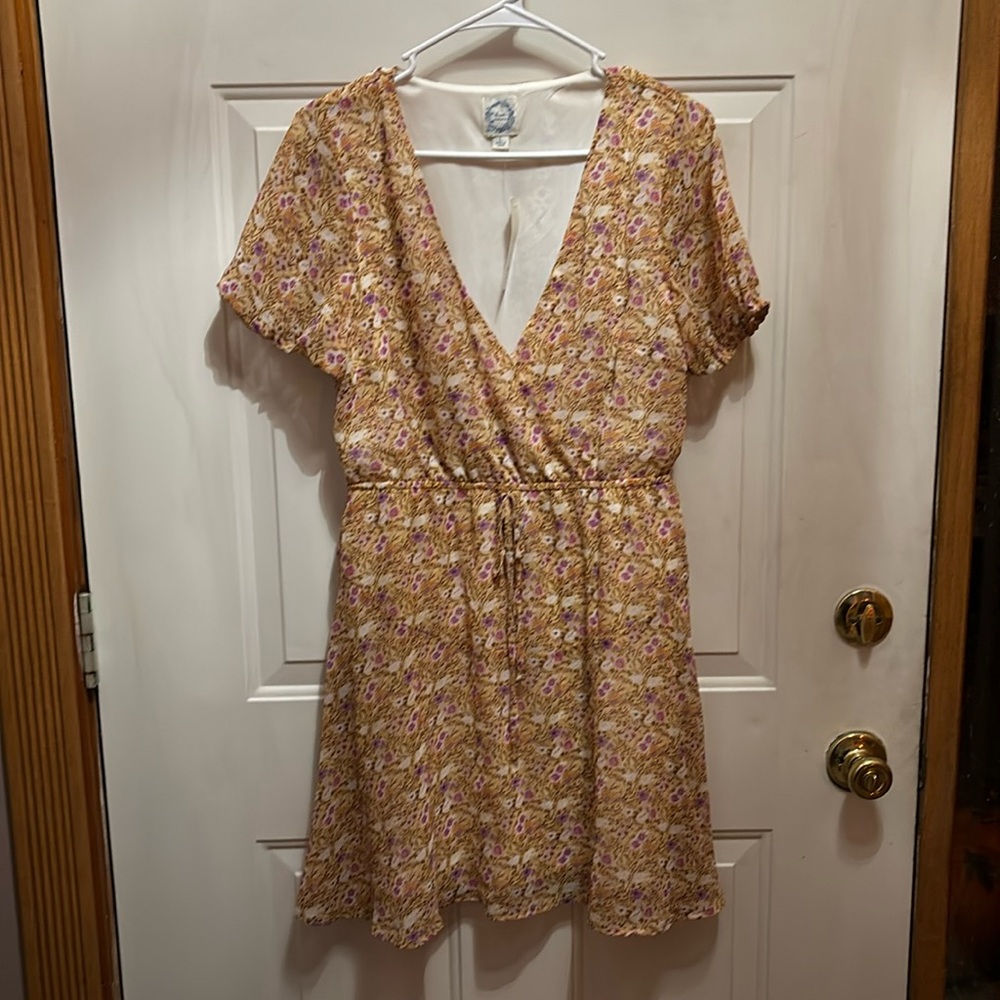 Floral print dress